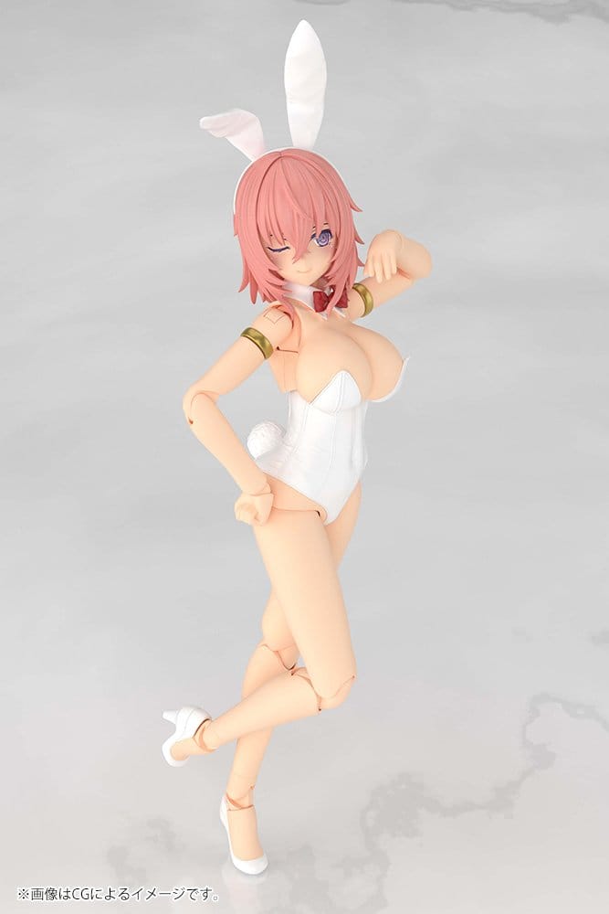 Frame Arms Girl Plastic Model Kit Durga I Bunny Style White 18 cm