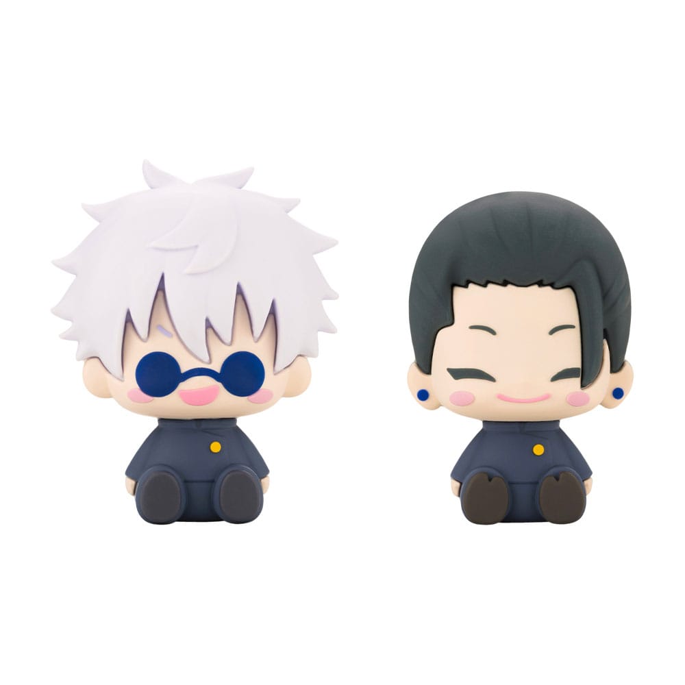 Jujutsu Kaisen Satoru Gojo and Suguru Geto 8cm Pote Raba Rubber Mascot mini Statue