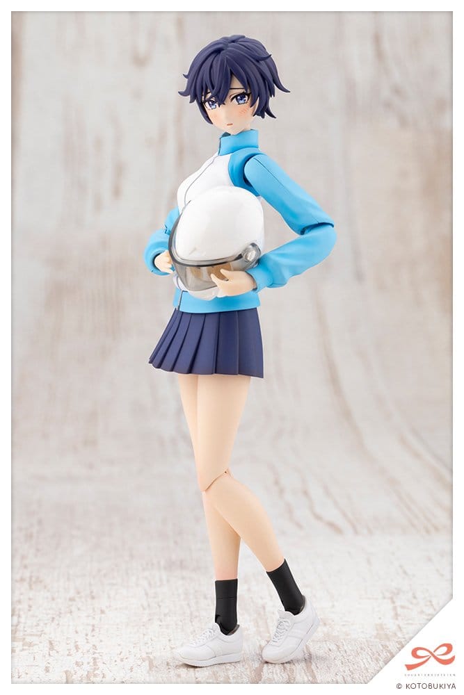 Sousai Shojo Teien Plastic Model Kit 1/10 Rui Saotome Touhou High School Tracksuit 16 cm