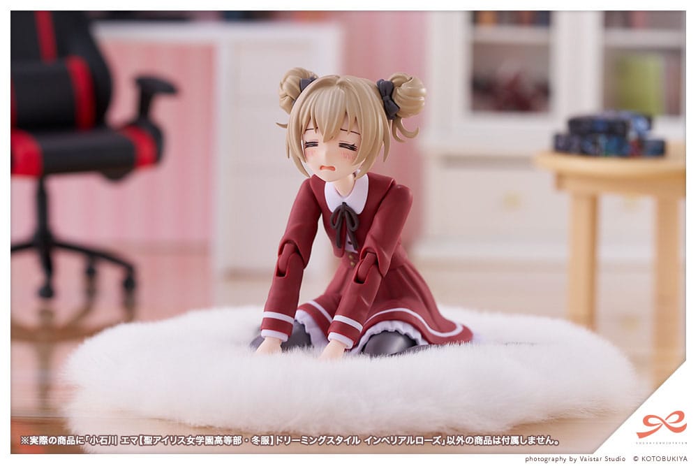 Sousai Shojo Teien Emma Koishikawa (St. Iris Gakuen Girl´s High School Winter Clothes) Dreaming Style Imperial Rose 14 cm 1/10 Plastic Model Kit