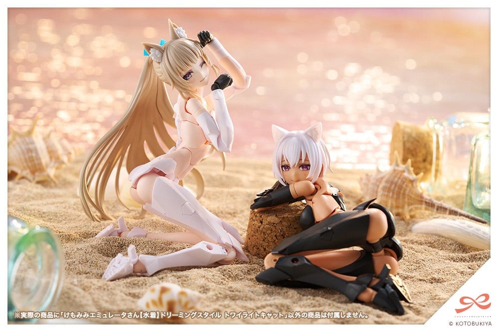 Sousaishojoteien Plastic Model 1/10 Animal Ears Emulator Swim Style Dreaming Style Twilight Cat 17 cm