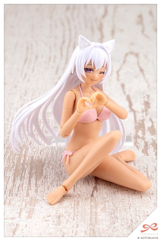 Sousaishojoteien Plastic Model 1/10 Animal Ears Emulator Swim Style Dreaming Style Twilight Cat 17 cm