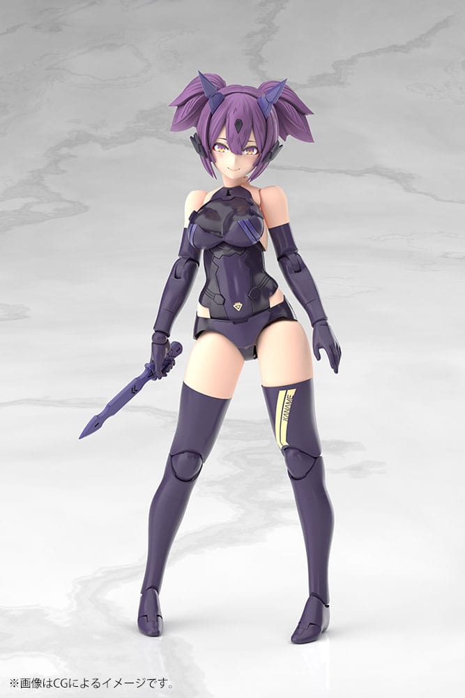 Megami Device Plastic Model Kit 1/1 Asra Ninja Kaname Shadow Edition Full Package 14 cm