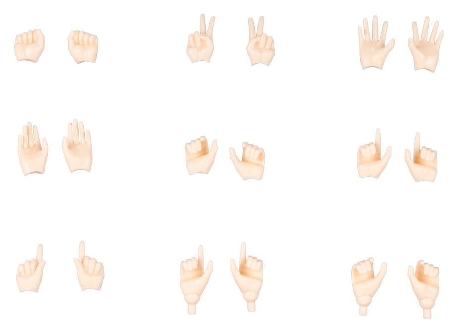 Megami Device M.S.G 09 Accessory Set 1/1 Hand Set Skin Color A