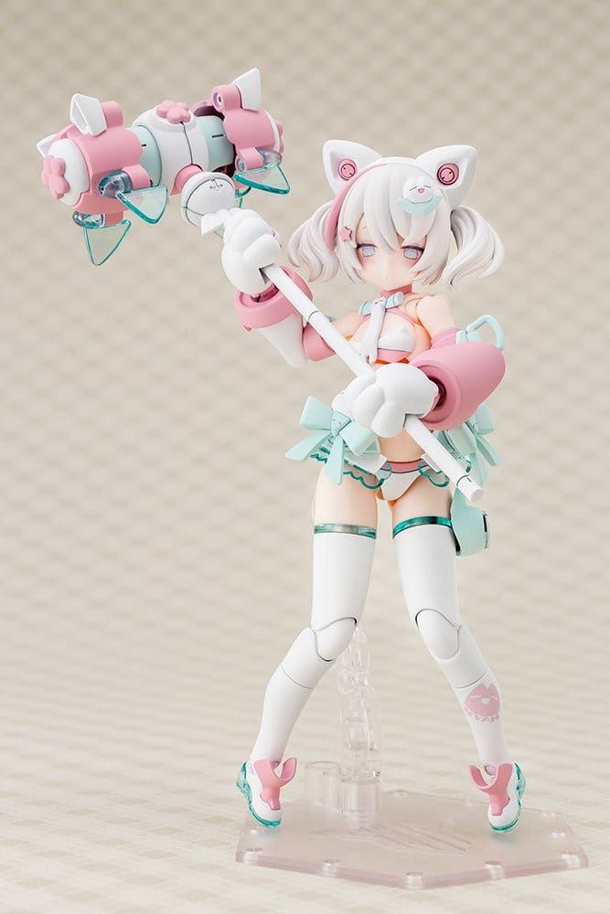 Megami Device Plastic Model Kit 1/1 Puni Mofu Shiro Mao 14 cm