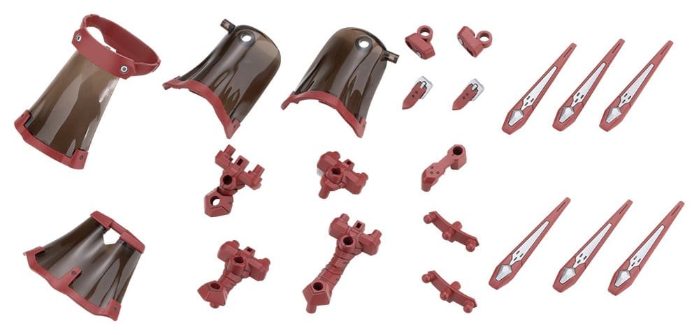 Kotobukiya M.S.G. Model Kit Accessory Set Mission Cloak Deep Red Ver. 4 cm