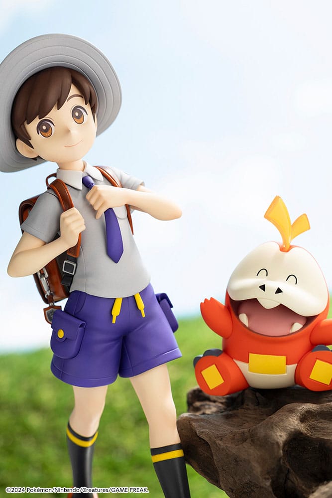 Pokémon Florian & Fuecoco 20cm 1/8 Scale ARTFXJ Statue