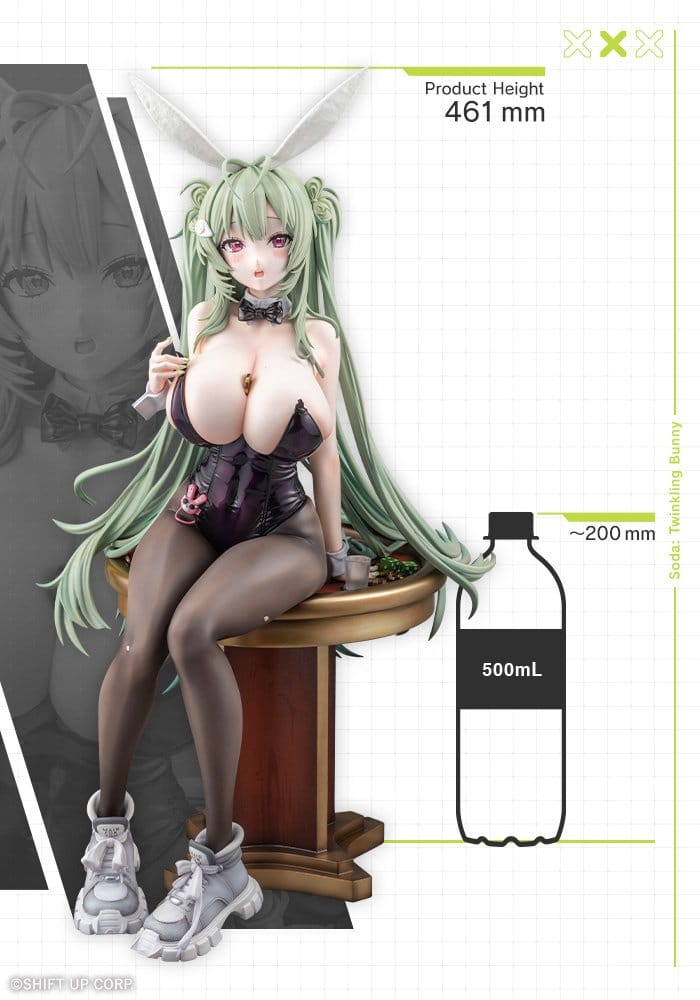 Goddess of Victory: Nikke PVC Figure 1/4 Soda: Twinkling Bunny 47 cm