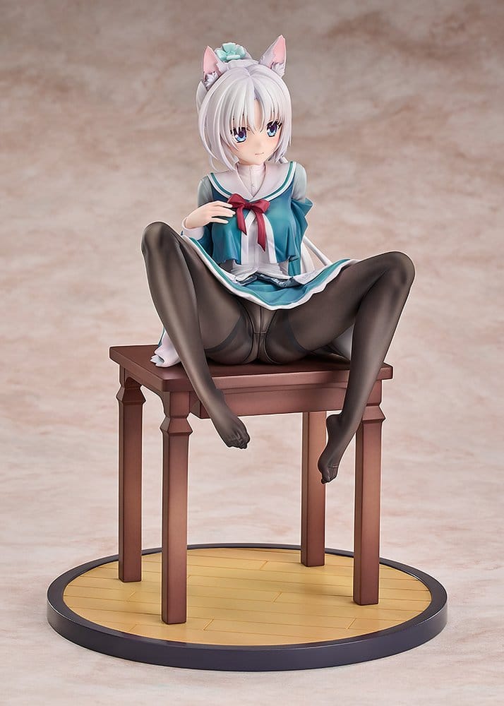Senren*Banka PVC Figure 1/7 Yoshino Asatake Animal Ears School Uniform Ver. 21 cm