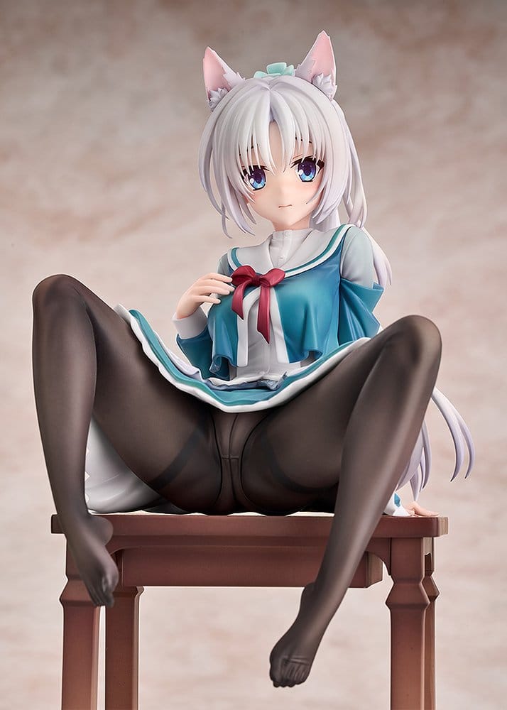 Senren*Banka PVC Figure 1/7 Yoshino Asatake Animal Ears School Uniform Ver. 21 cm