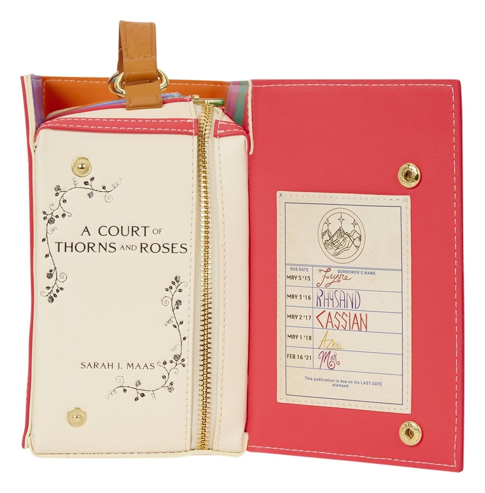 A Court of Thorns and Roses by Loungefly Crossbody Bag Book Series