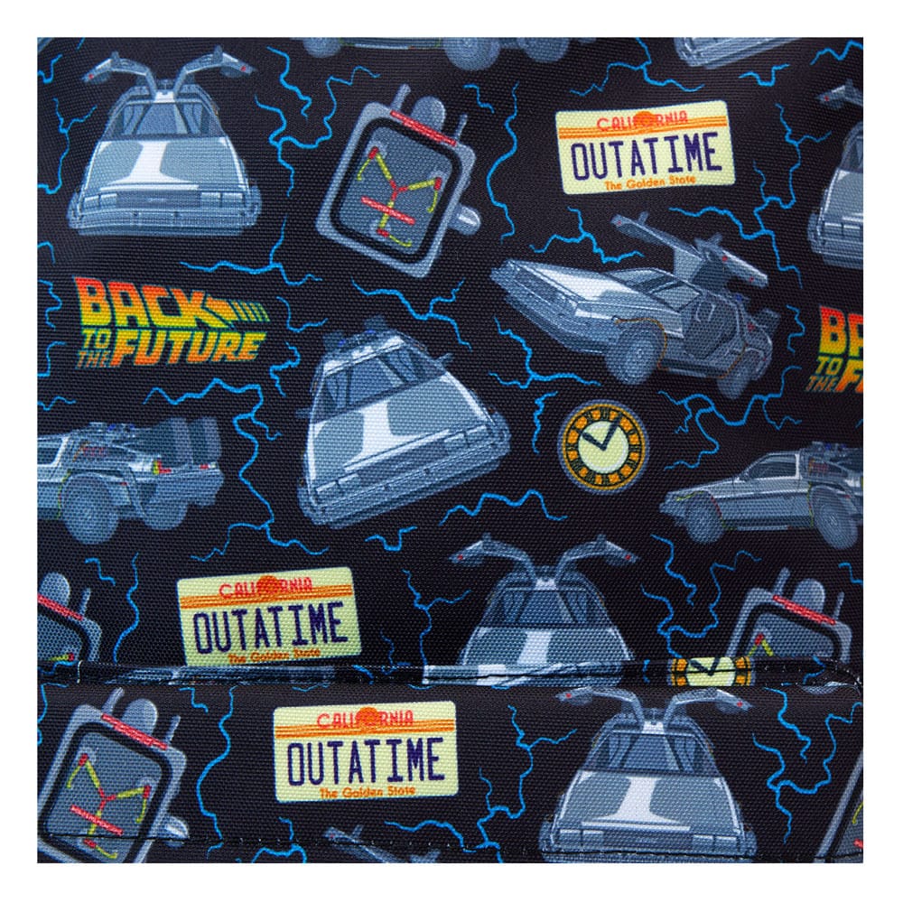Universal by Loungefly Back to the Future 40th Anniversary Full-Size Nylon Backpack