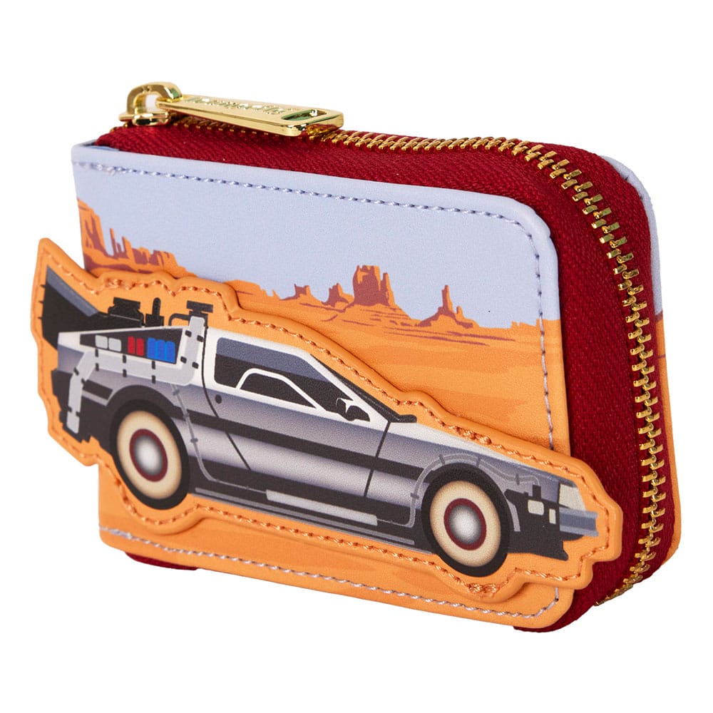 Universal by Loungefly Back to the Future 40th Anniversary Delorean Wallet
