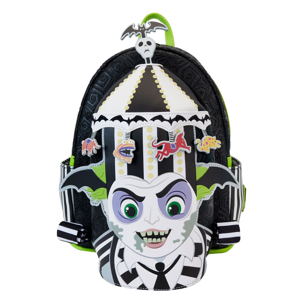 Beetlejuice by Loungefly Mini Carousel Light Up Cosplay Backpack