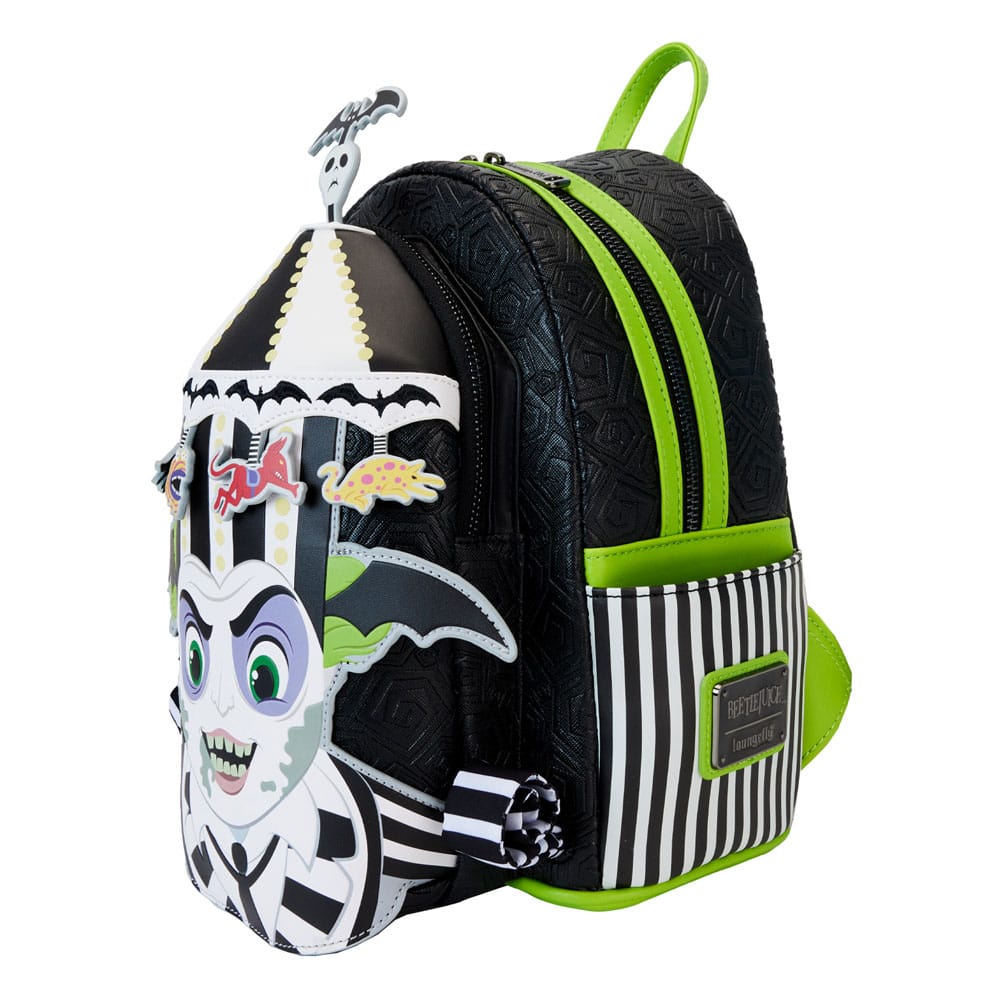 Beetlejuice by Loungefly Mini Carousel Light Up Cosplay Backpack