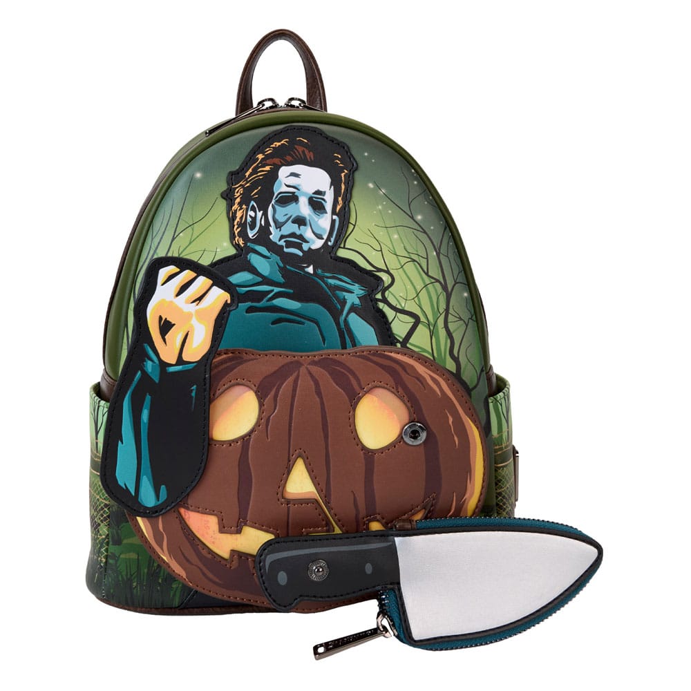 Halloween Michael Myers Pumpkin Loungefly Backpack