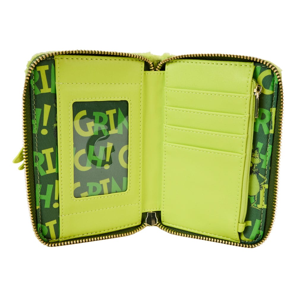 Dr Seuss by Loungefly Plush Grinch Glow Cosplay Wallet