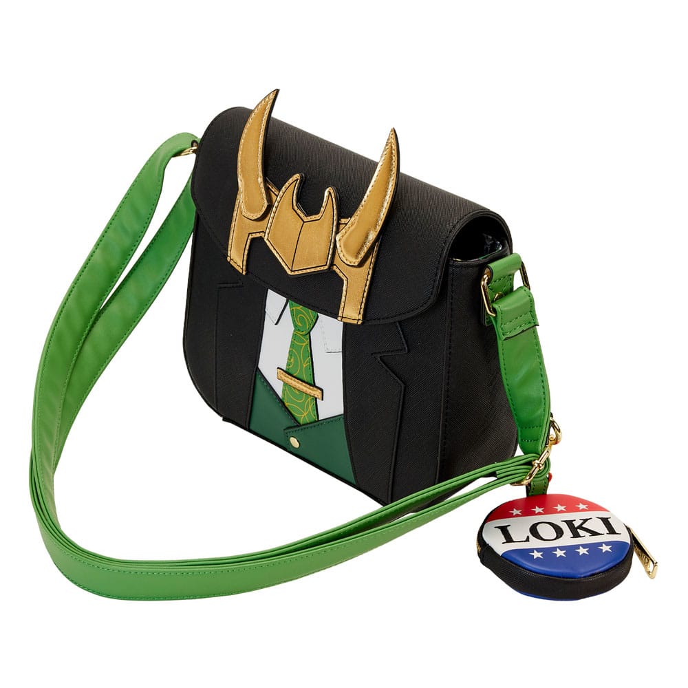Marvel Loki For President Cosplay Loungefly Crossbody Bag