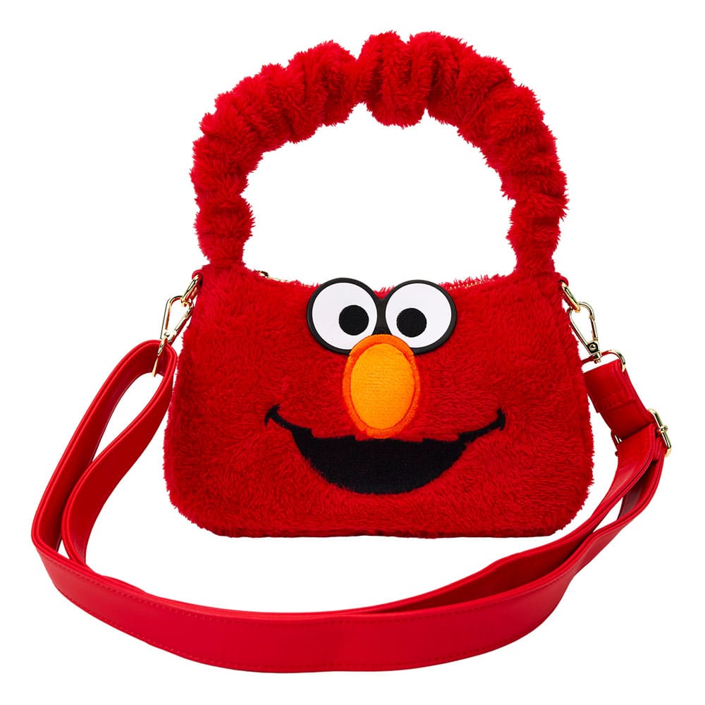 Sesame Street by Loungefly Elmo Plush Crossbody Bag