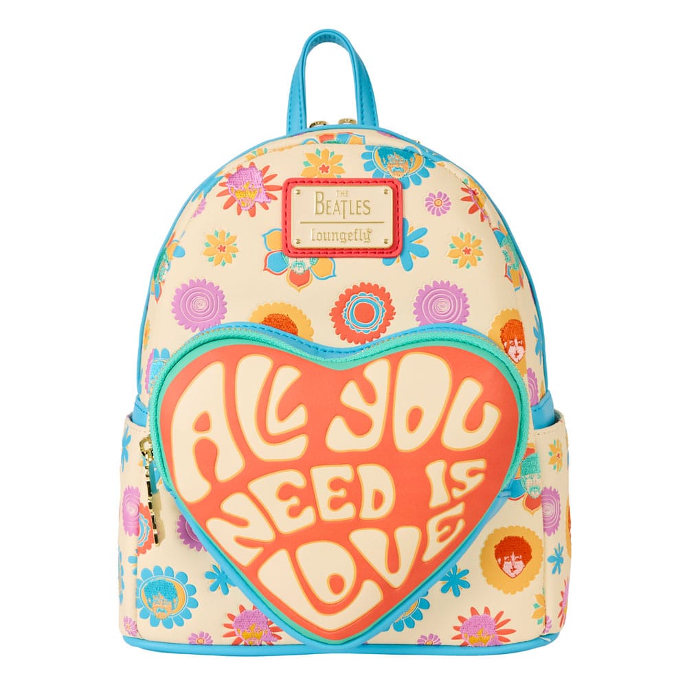 The Beatles "All You Need is Love" Loungefly Mini Backpack