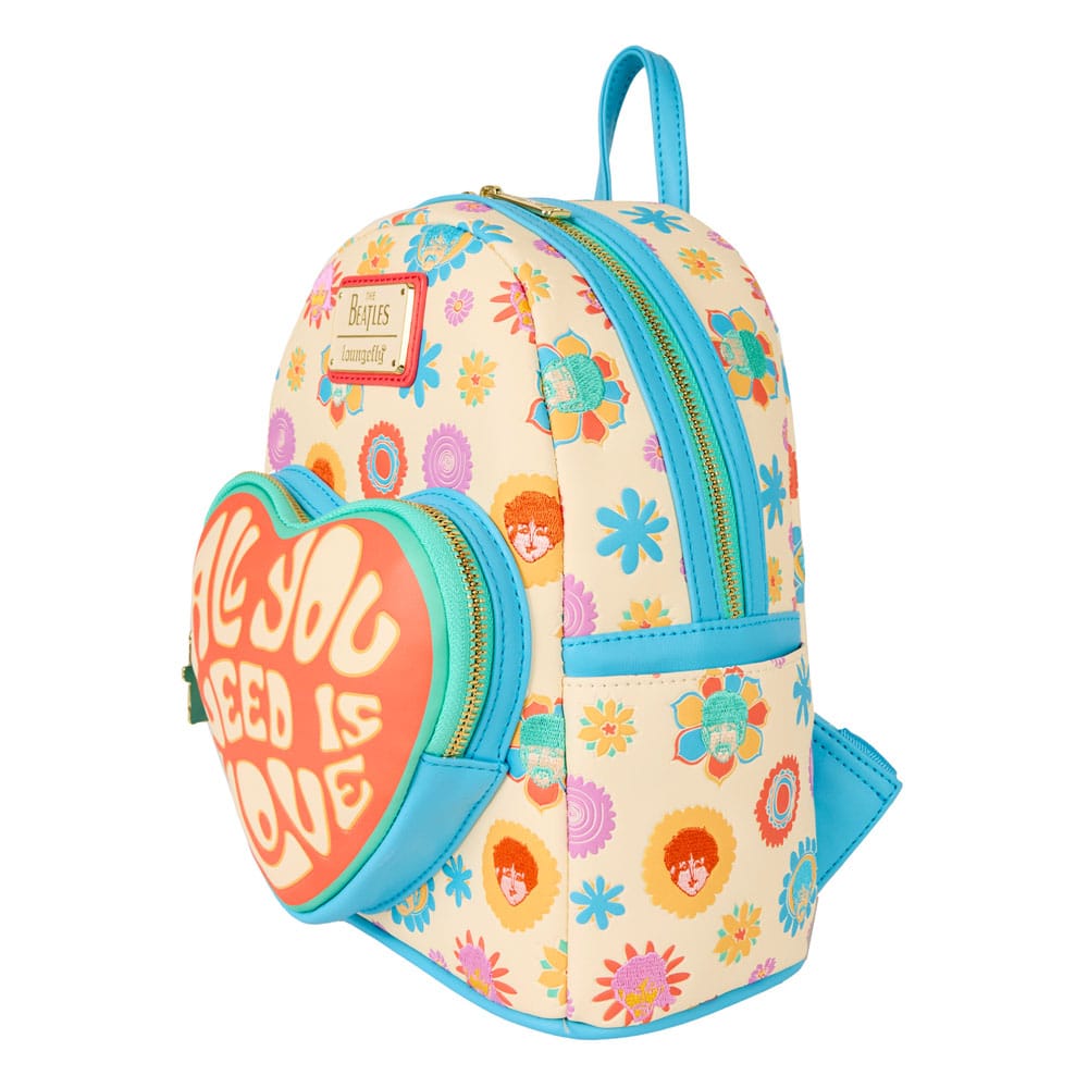 The Beatles "All You Need is Love" Loungefly Mini Backpack