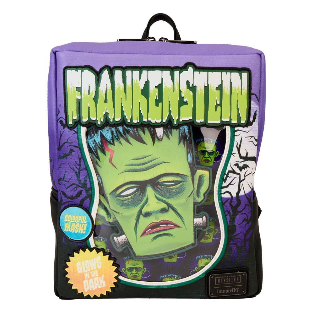 Universal Monsters by Loungefly Frankenstein Neon Mask Mini Backpack