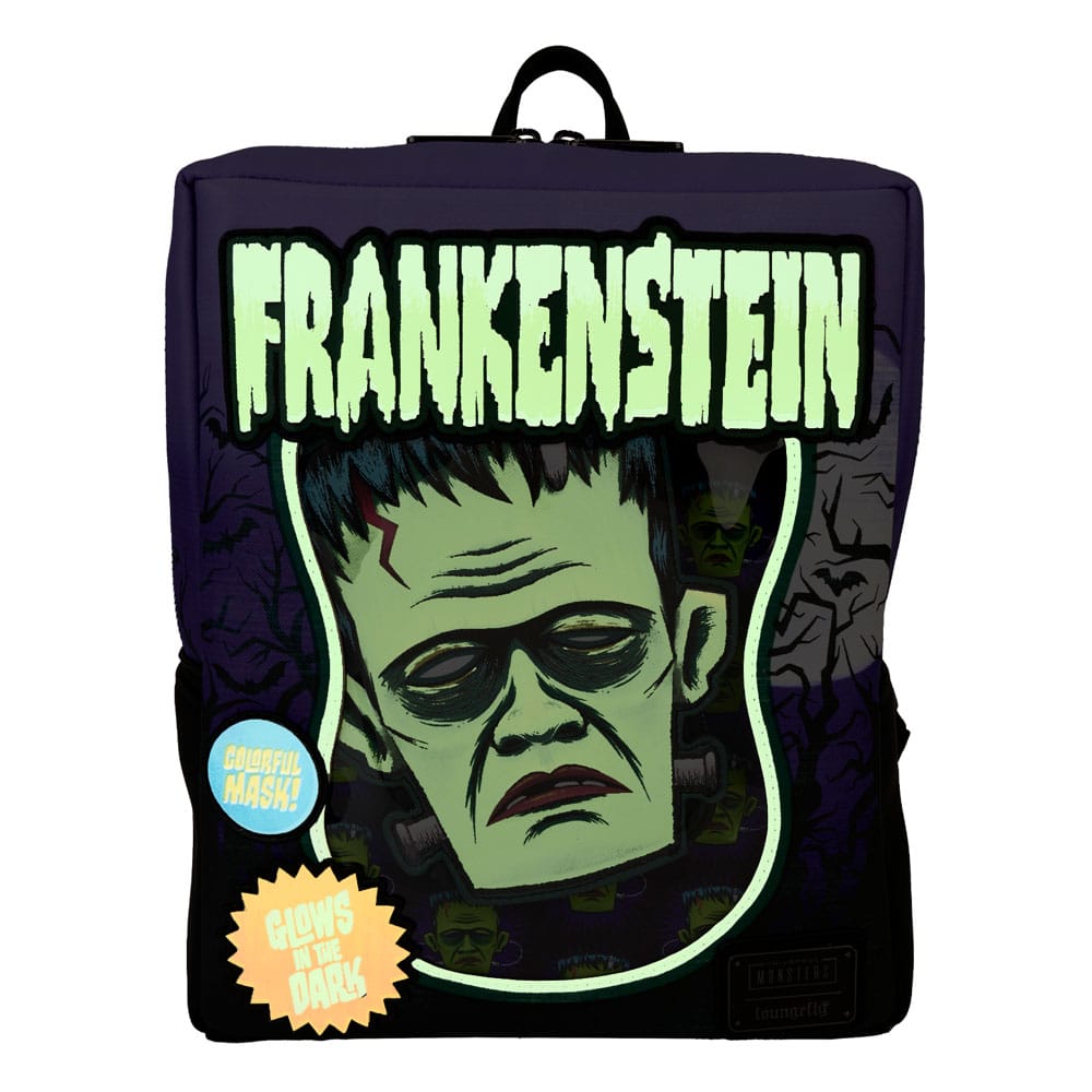 Universal Monsters by Loungefly Frankenstein Neon Mask Mini Backpack