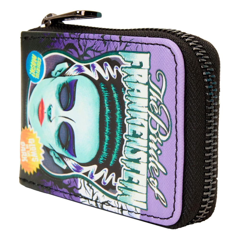 Universal Monsters by Loungefly Bride of Frankenstein Neon Mask Wallet