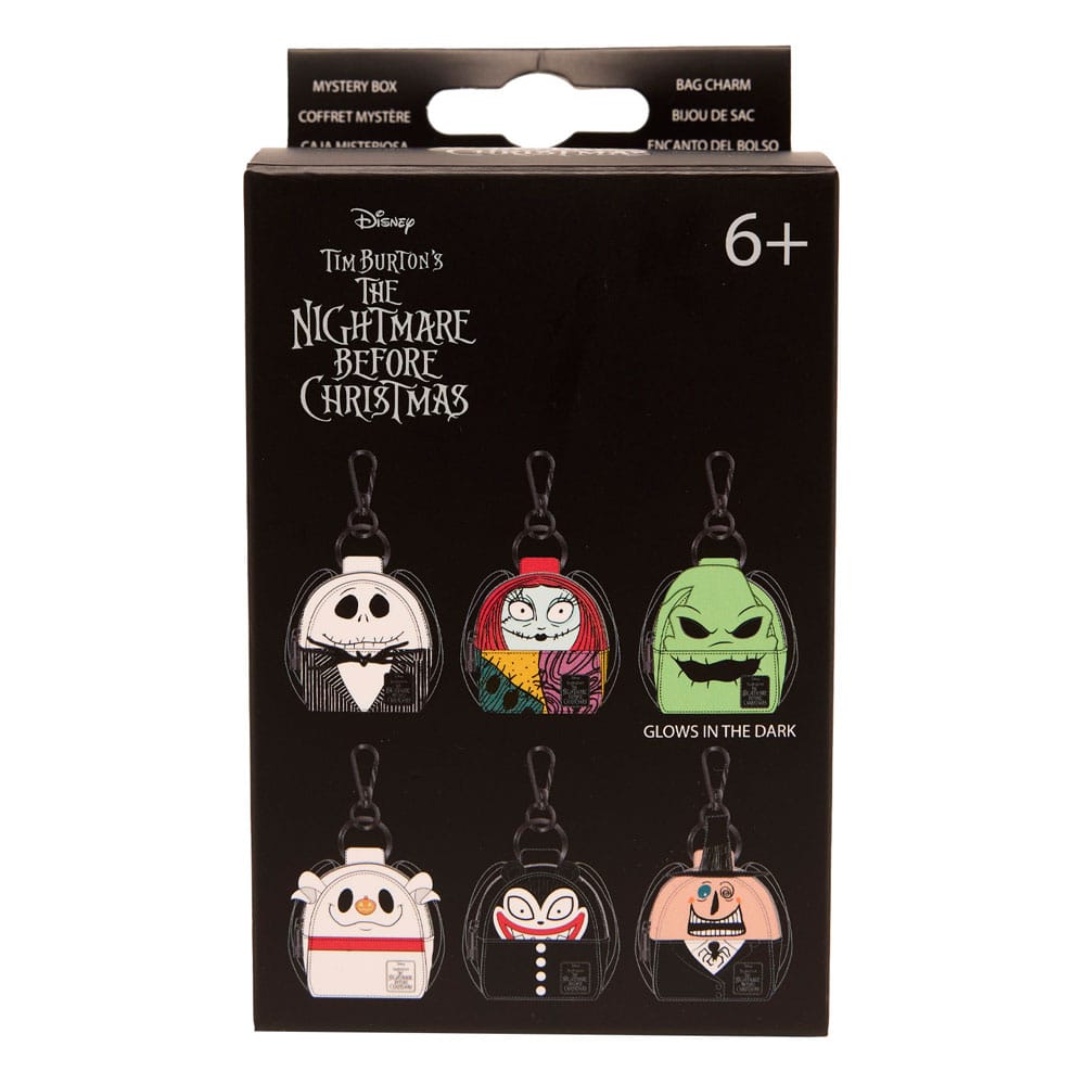 Nightmare Before Christmas by Loungefly Bag Charm Mystery Box Display (15)