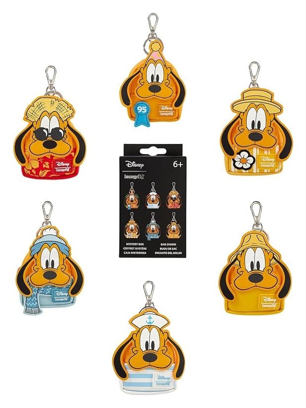 Disney by Loungefly Keychains Mini Backpack Pluto 95th Anniversary Blind Box Assortment (15)