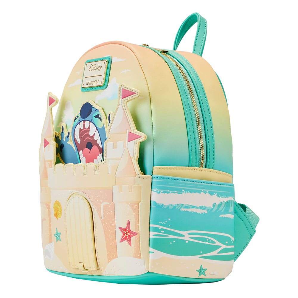 Disney Lilo & Stitch: Stitch Sandcastle Beach Surprise Loungefly Backpack