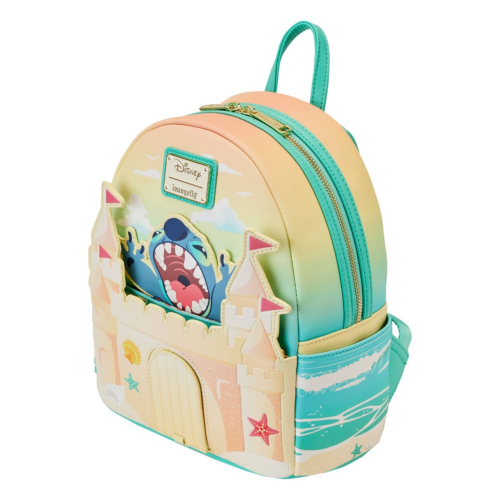 Disney Lilo & Stitch: Stitch Sandcastle Beach Surprise Loungefly Backpack