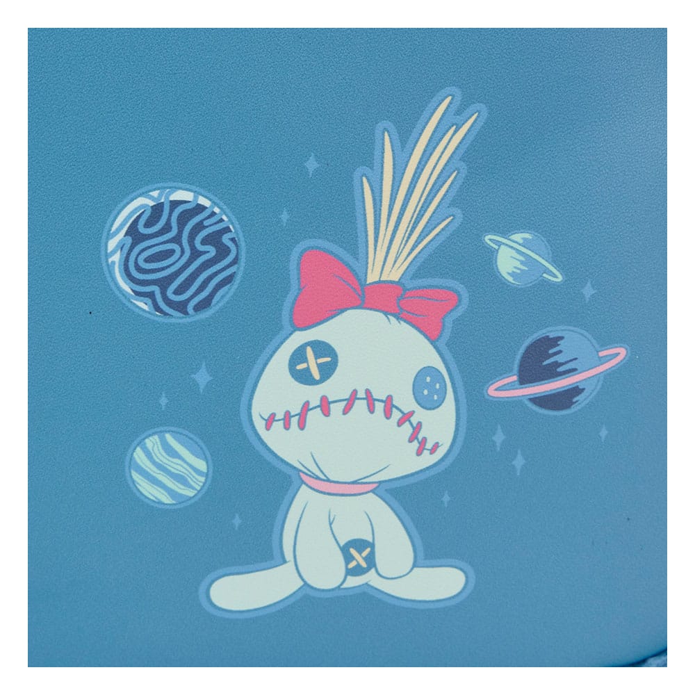 Disney Lilo and Stitch Stitch Plush Pocket Loungefly Backpack