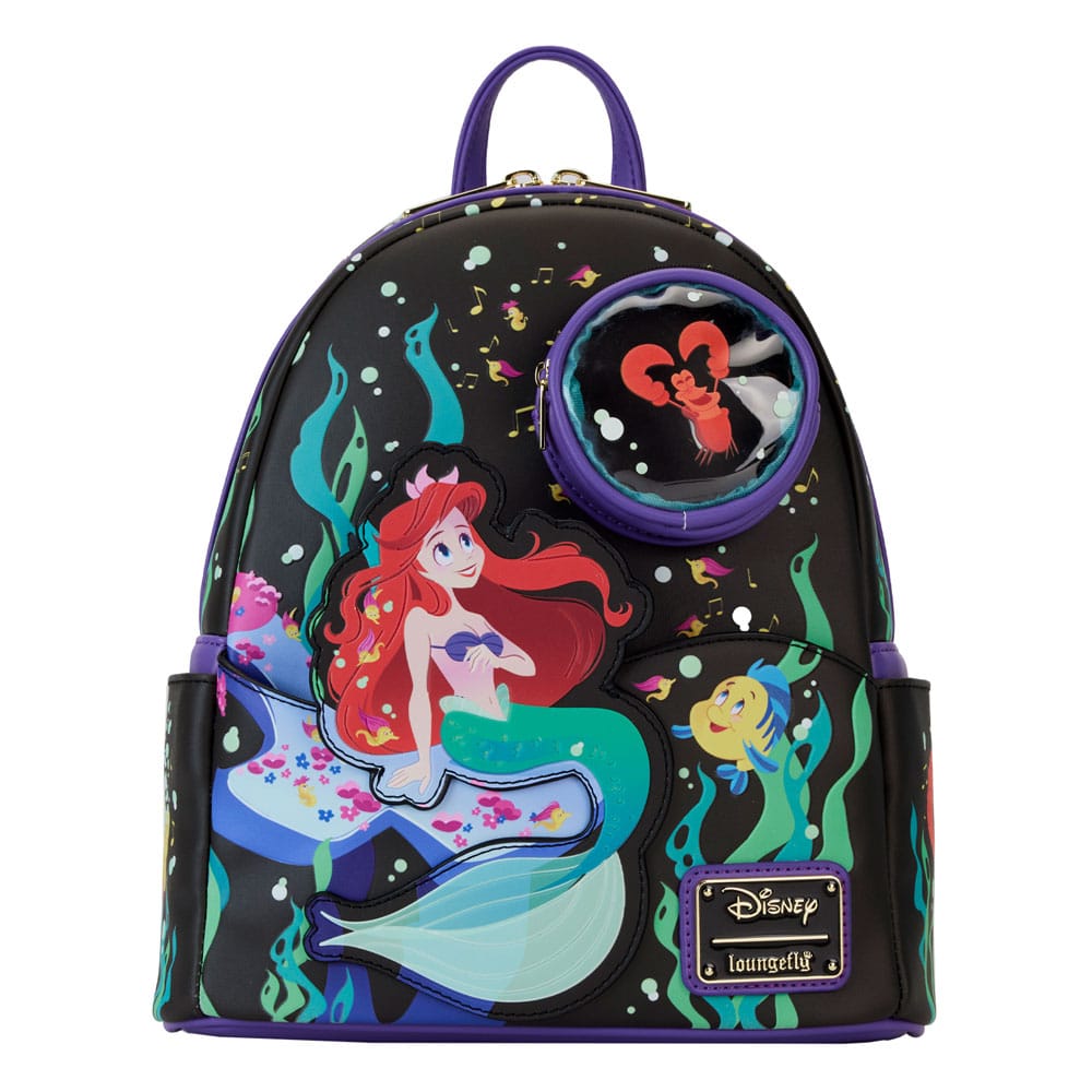 Disney The Little Mermaid 35th Anniversary Life is the bubbles by Loungefly Mini Backpack