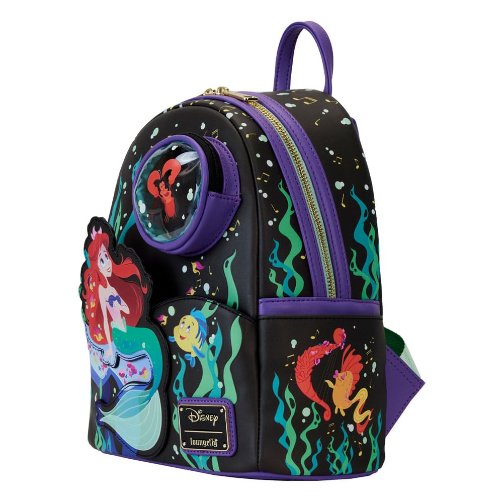 Disney The Little Mermaid 35th Anniversary Life is the bubbles by Loungefly Mini Backpack
