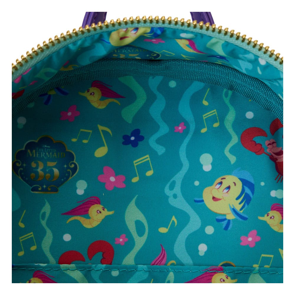 Disney The Little Mermaid 35th Anniversary Life is the bubbles by Loungefly Mini Backpack