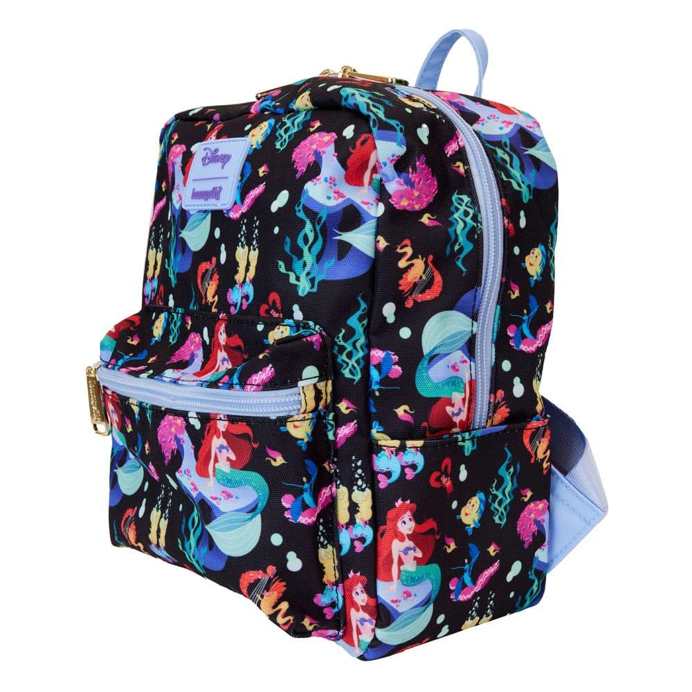 Disney's The Little Mermaid 35th Anniversary Life is the bubbles by Loungefly Mini Backpack