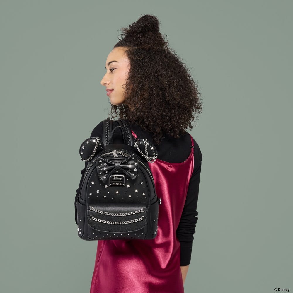 Minnie Mouse by Loungefly Mini Backpack Studs & Chains
