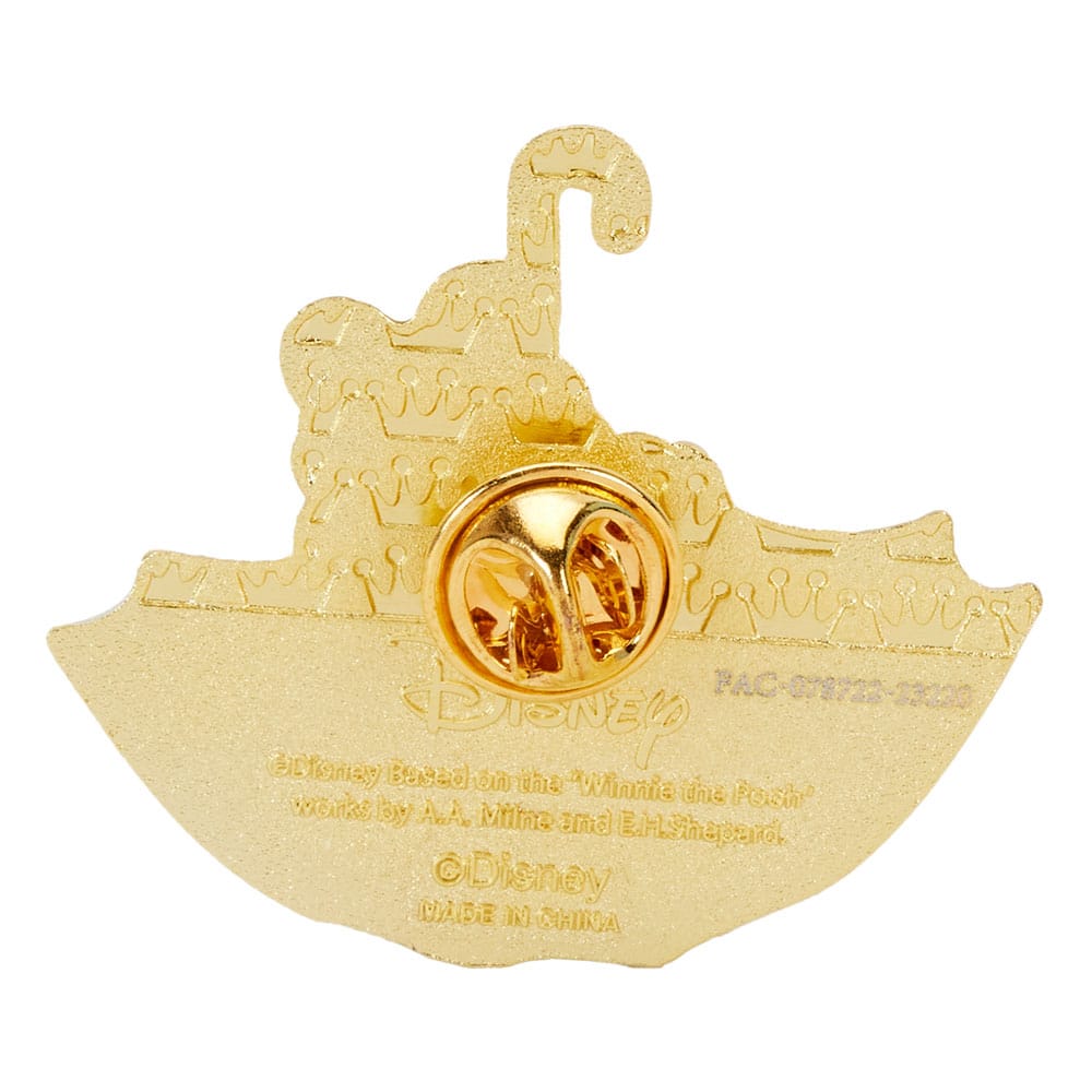 Disney Winnie the Pooh & Friends Rainy Day 4cm 4 Set Enamel Pins By Loungefly