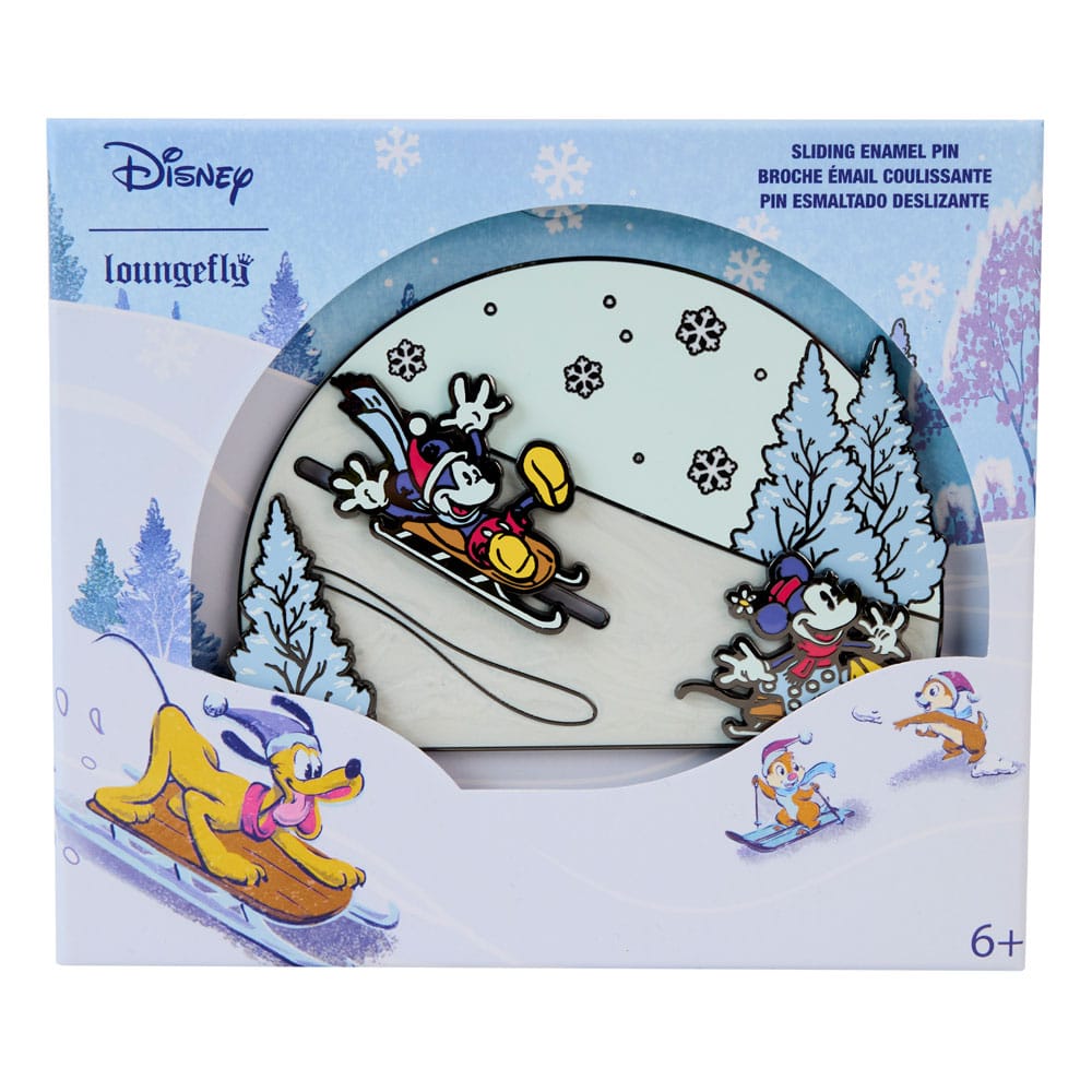 Disney by Loungefly Mickey and Friends Winter Wonderland Limited Edition 8 cm 3" Enamel Pins