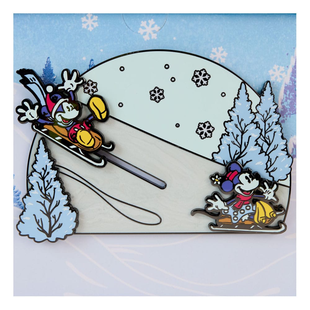Disney by Loungefly Mickey and Friends Winter Wonderland Limited Edition 8 cm 3" Enamel Pins