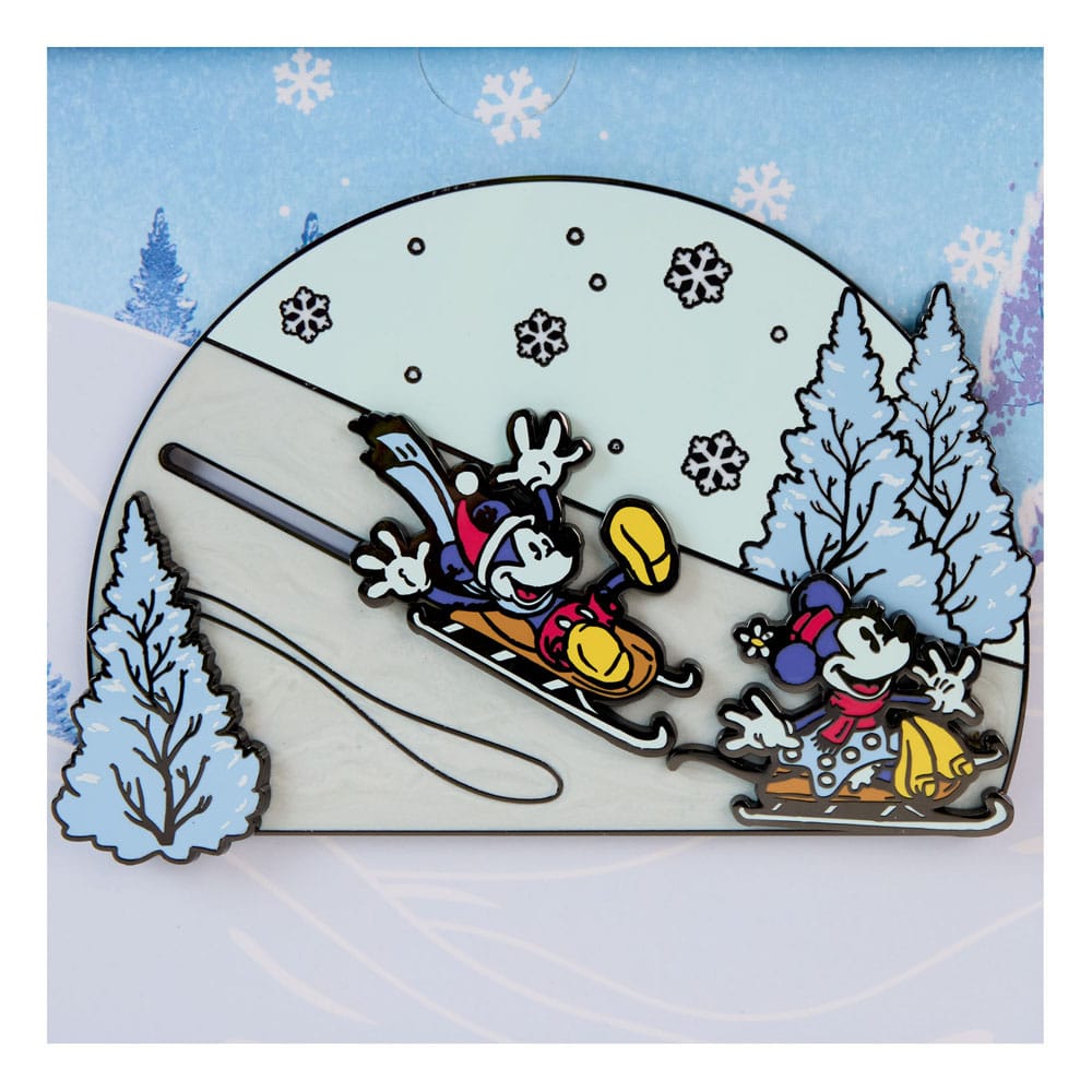 Disney by Loungefly Mickey and Friends Winter Wonderland Limited Edition 8 cm 3" Enamel Pins