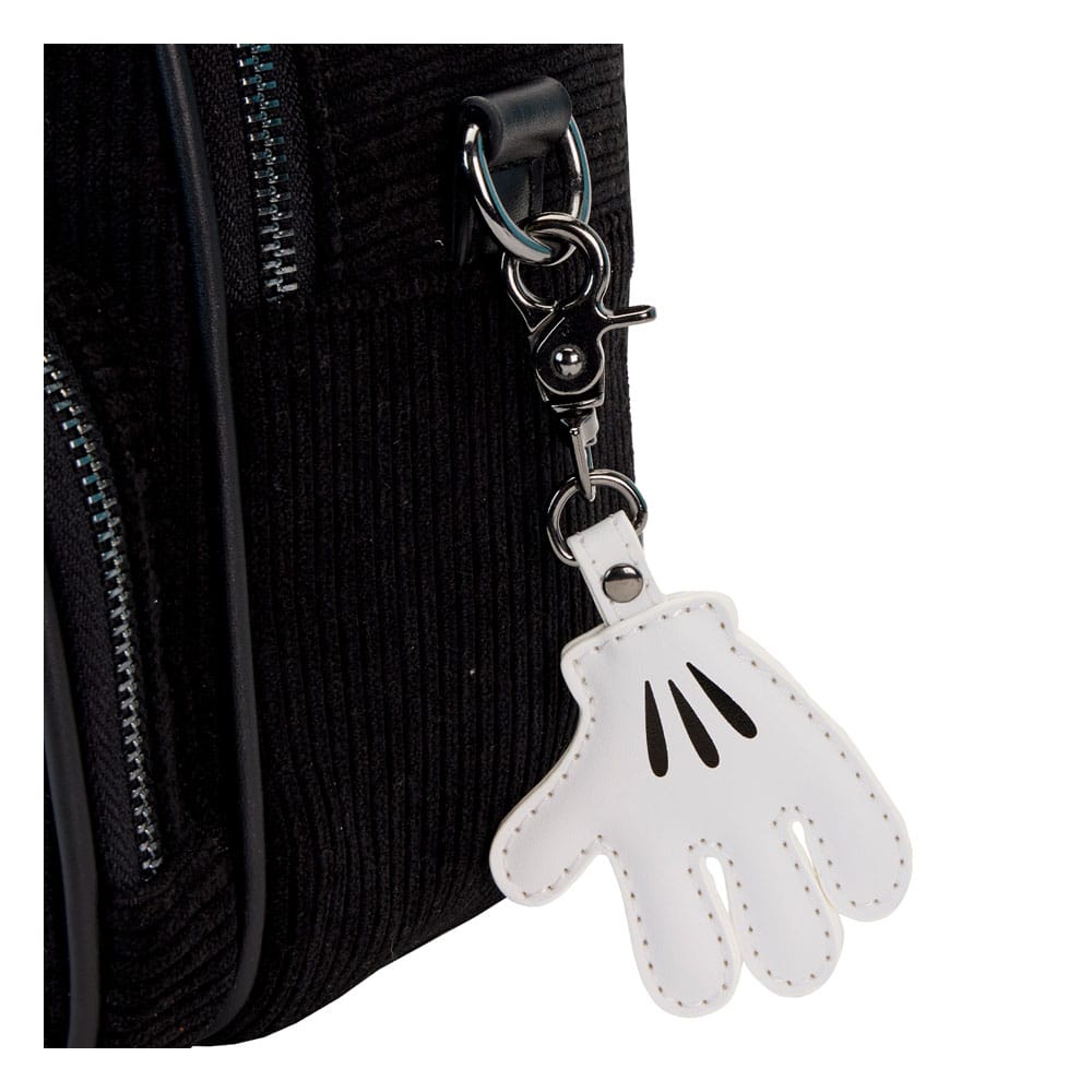 Disney Mickey Mouse 100th Anniversary Corduroy Loungefly Crossbody Bag