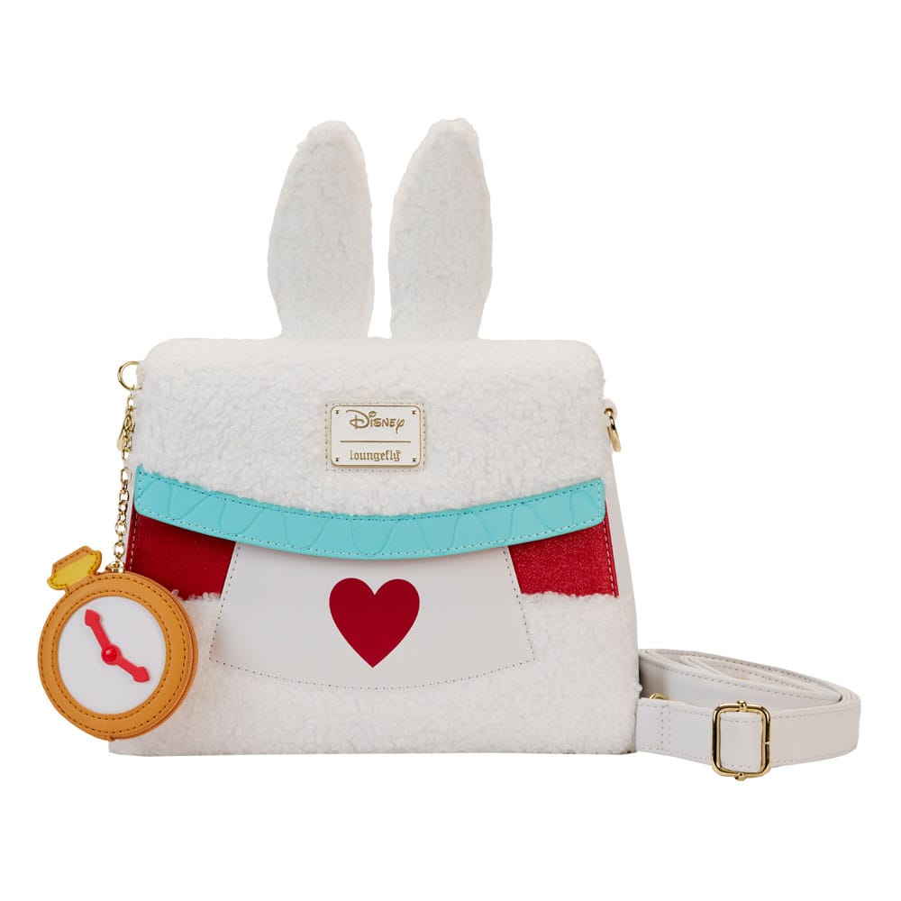 Disney Alice in Wonderland White Rabbit Cosplay Loungefly Crossbody Bag