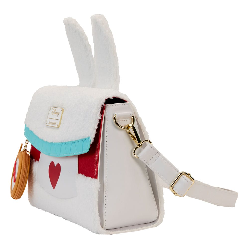 Disney Alice in Wonderland White Rabbit Cosplay Loungefly Crossbody Bag