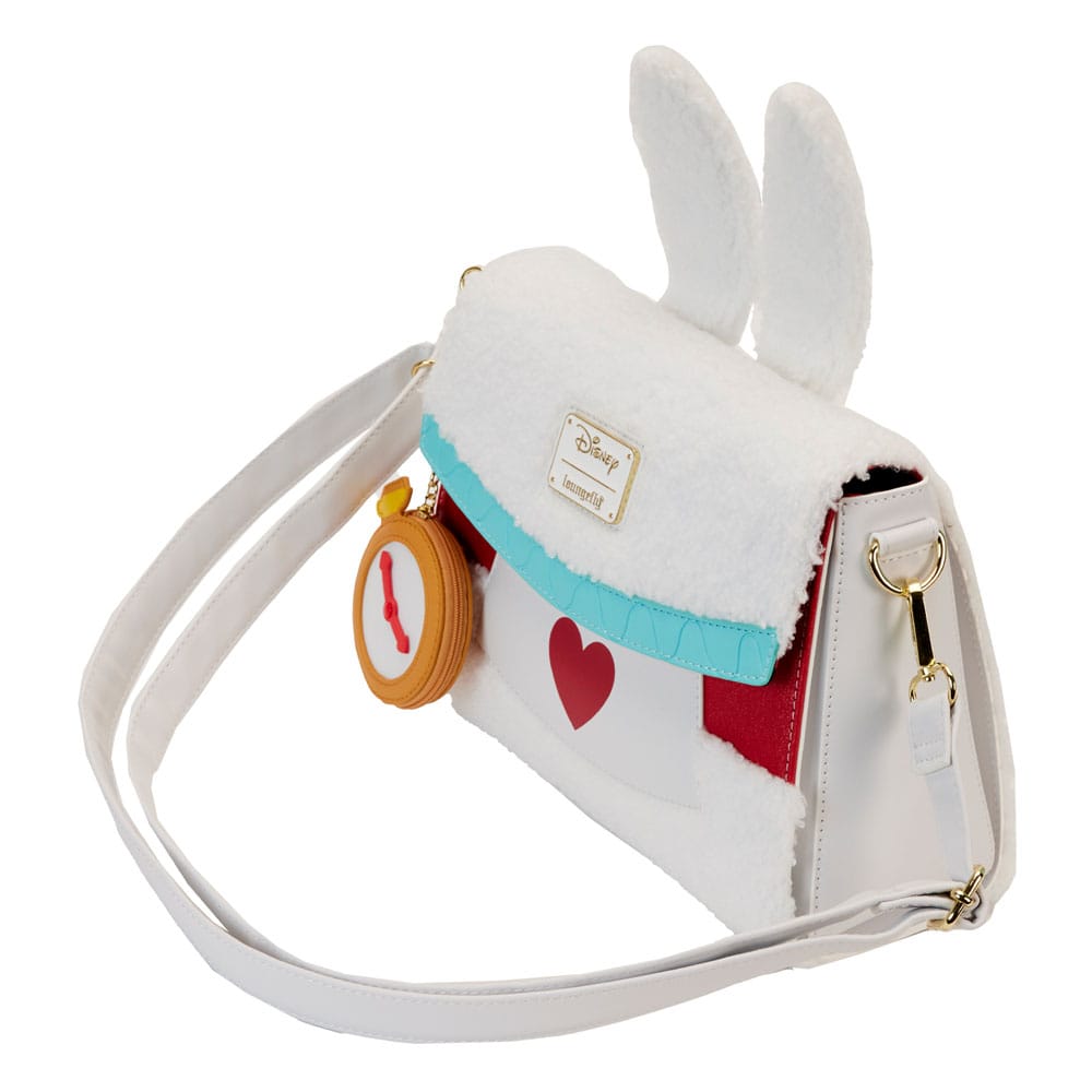 Disney Alice in Wonderland White Rabbit Cosplay Loungefly Crossbody Bag
