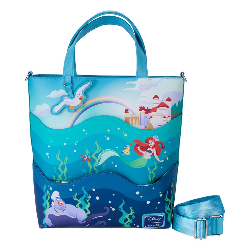 Disney The Little Mermaid 35th Anniversary Life is the bubbles by Loungefly Canvas Tote Bag