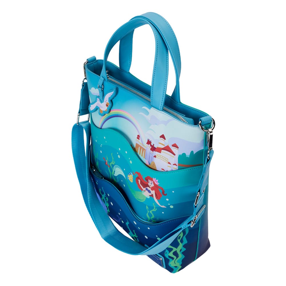 Disney The Little Mermaid 35th Anniversary Life is the bubbles by Loungefly Canvas Tote Bag
