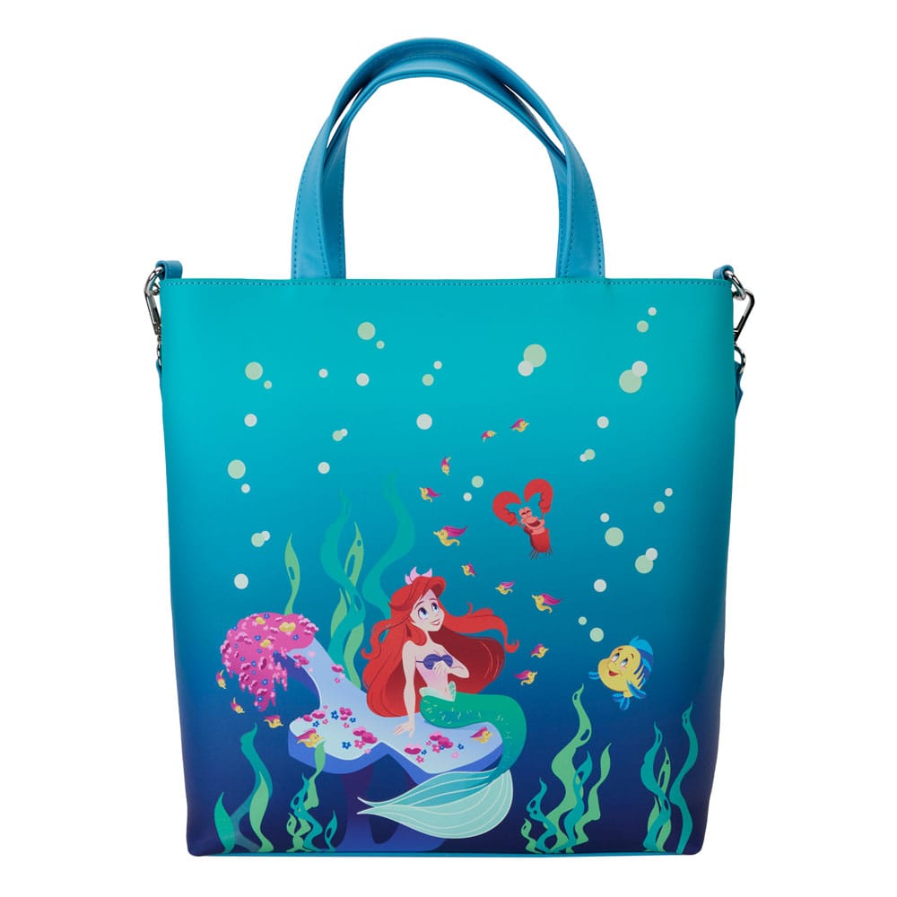 Disney The Little Mermaid 35th Anniversary Life is the bubbles by Loungefly Canvas Tote Bag