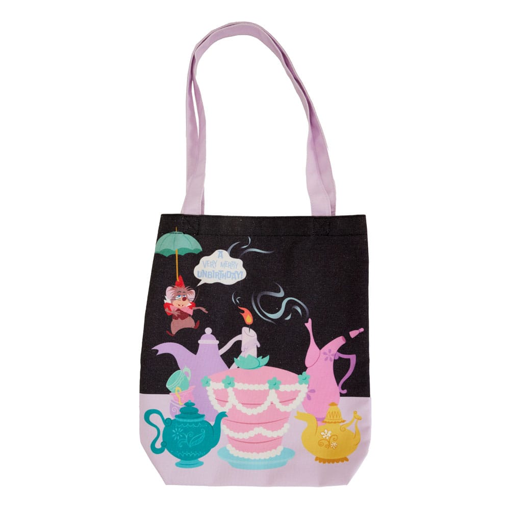 Disney Alice in Wonderland Unbirthday by Loungefly Canvas Tote Bag